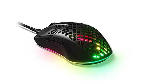 Image of (Refurbished) SteelSeries Aerox 3 | Super Light Gaming Mouse | 8,500 CPI TrueMove Core Optical Sensor | Ultra-Lightweight 59g Water Resistant Design | 100% Virgin Grade PTFE Feet - Onyx USB