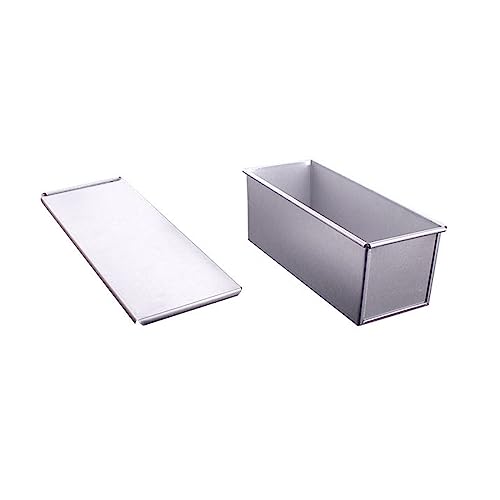 YOUNAFEN Rectangle Loaf with Cover Bread Baking Molds Toast Non-Stick Toast Box with Lid Bread Moulds Aluminum Alloy Material Toast Box for Bake