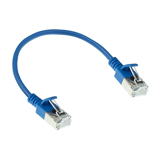 ACT CAT6a Network Cable, U/FTP LSZH LAN Cable Thin 3.8 mm Slimline, Flexible Snagless CAT 6a Cable with RJ45 Plug - Image 2