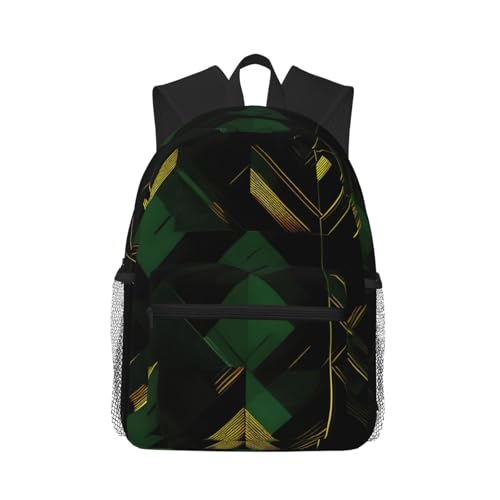 Mochila impermeable geométrica que repele el agua para diario