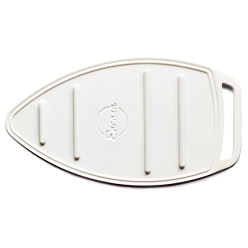 Image of Encasa XO Silicon Mat for Hot Iron Rest - Heat Resistant, Anti - Slip, Thicker Pad for Protecting Your Table During Ironing, Non-Burning, Machine Washable, Durable - White