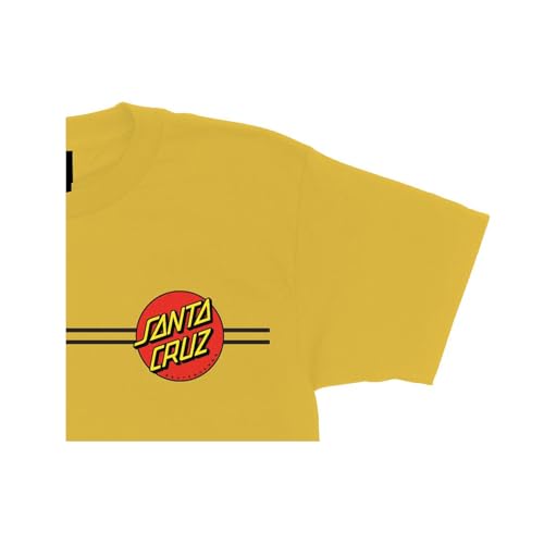 SANTA CRUZ Classic Dot S/S Midweight T-Shirt Gold Med Youth4