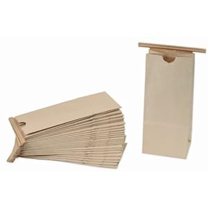 1/2 Pound Kraft Coffee Bags – 50 Count – Brown