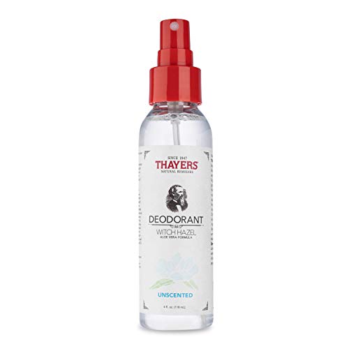 THAYERS Witch Hazel Deodrant Aloe Vera Formula Unscented Fl Oz, 4 Ounce