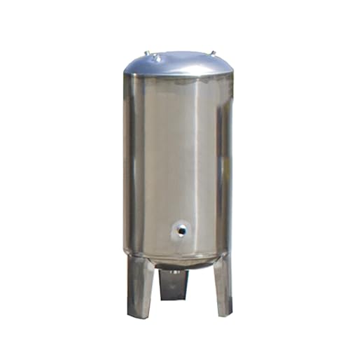 Tanque de presión de Agua de Acero Inoxidable de 100 l para presurización de Bombas de Pozo, contenedor Vertical de vejiga presurizada con Kit de Montaje, solución Duradera para el almacenam