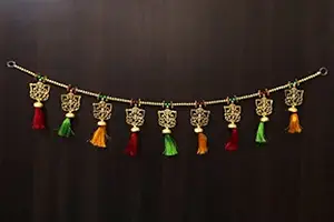 Toran for Door- Door Hanging Bandhanwar Toran - Diwali Decoration Items for Home Decor - Toran banderwal Main Door Entrance Toran for mandir Pooja Room Diwali Decoration toran for door-VI17