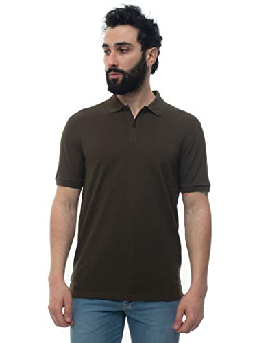 Preisvergleich Produktbild BOSS Halbarm Poloshirt Pallas Polokragen geknöpft Oliv Größe L