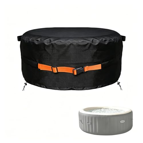 Cobertor redondo inflable para jacuzzi, impermeable 79x28