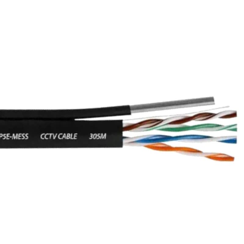 ENVIO MATASSA 305 Metri Cavo LAN FTP SCHERMATO 4x2x24AWG con Guida Metallica 100% Rame