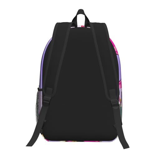 Sac à dos d'affaires imprimé pour ordinateur portable 17" noir - 3