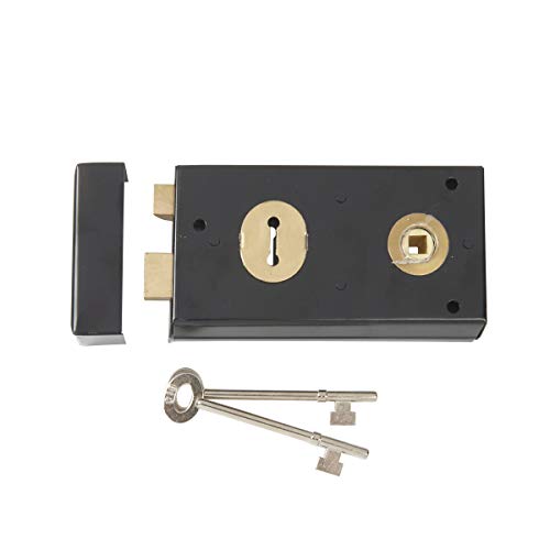 Yale Locks P401 Visi Serrure à palastre Noir 138 x 76 mm