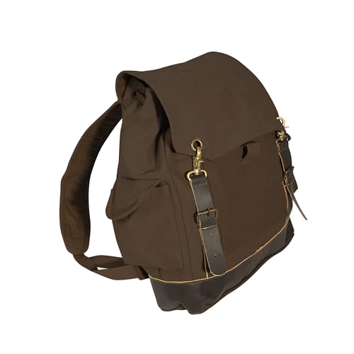 Rothco Vintage Expedition Rucksack - Classic Canvas Backpack for Everyday Adventures