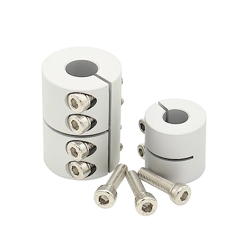 Rigid coupling,Stainless steel rigid coupling 1pcs Rigid Coupling D32L45 D40L50 D60L60 Bore 12mm-30mm 3D Printer Parts Aluminium Shaft Coupler Screw(D60L60 30-30)