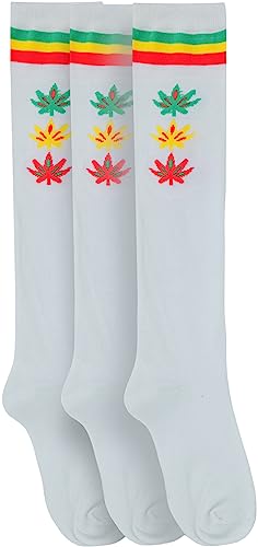 Image of ToBeInStyle Women's Colorful Patterned Design Knee High Socks