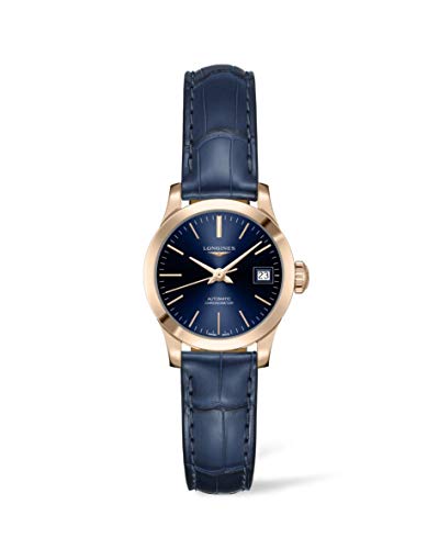 Longines Record Blue Leather L2.320.8.92.2