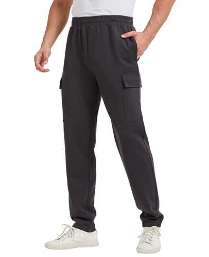 TTZ 34/36 Inseam Tall Mens Sweatpants Pants with Cargo Pockets