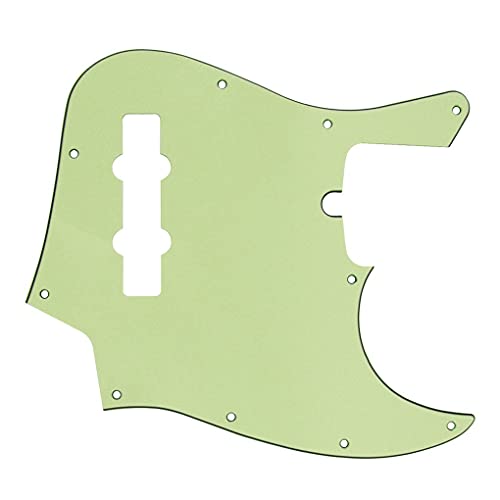 IKN 10 trous Jazz Bass Pickguard 3Ply Scratchplate pour American/Mexicain Standard Fender Jazz Bass 4 Cordes Modèle… - Les Beatles, Paul McCartney, John Lennon, RIngo Starr, George Harrison IKN 10 trous Jazz Bass Pickguard 3Ply Scratchplate pour American/Mexicain Standard Fender Jazz Bass 4 Cordes Modèle… – Image 5