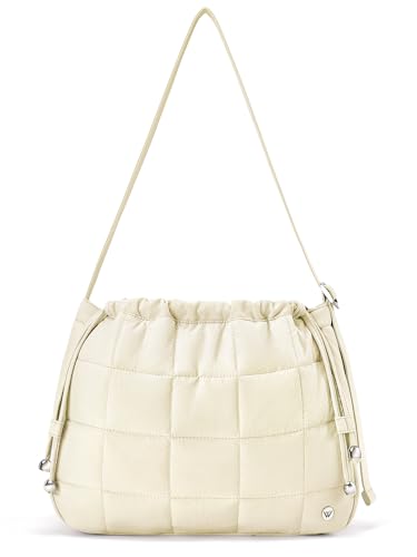 WESTBRONCO Medium Quilted Hobo Bags for Women Nylon Shoulder Bag, Women's Handbags with Adujustable Shoulder Wide Strap