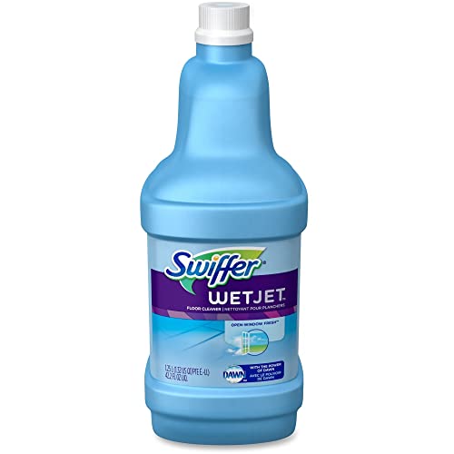 Swiffer FBA_23679CT WetJet Multi Purpose Solution, Open Window Fresh Scent, 42.3/1.25 oz/liter, Multicolor, 42 Fl