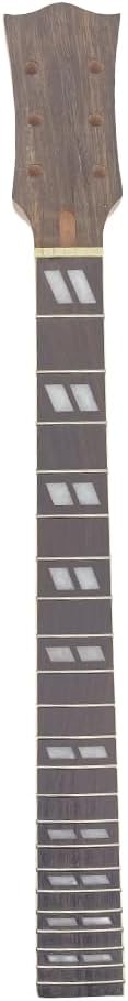 DIY Electric Guitar Neck- 22 Fret 24.75 Inch Mahogany Neck Rosewood Fretboard With Binding Bolt on Heel for Build Guitars