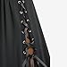 Goth Dress For Women 2025 Fashion Vintage Color Block Sleeveless Gothic Clothes Lace V Neck Bandage Long Costume Dresses goth dress plus size Brown M