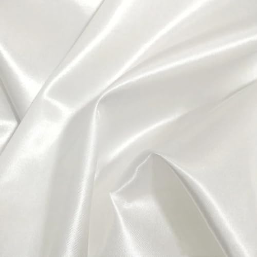 Tissu en polyester anti-plis blanc 150x200 cm pour loisirs créatifs faciles