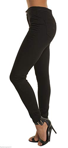 Andongnywell Women High Waist Stretch Skinny Jeans High Rise Juniors Stretchy Butt Lift Jeans Solid Skinny Trousers3