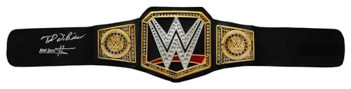 Ted DiBiase Signed World Championship Replica Wrestling Belt w/HOF 2010