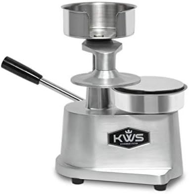 Miniatura 2 de KWS HP-130 - Moldeadora de prensa de hamburguesa de 5.0 in, 2.6 lbs, prensa para hamburguesas, cuenco de acero inoxidable 304
