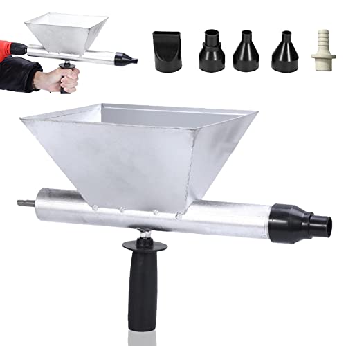 Pulverizador De Cemento Máquina de lechada de Mortero para Decor De Pisos Paredes Ladrillos Encoladora Pistola De Calafateo eléctrico Portátiles con 5 Boquillas(taladro no lincluso) Cover