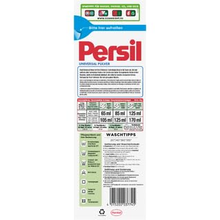 Persil Pulver Universal Morgenfrische Tiefenrein Waschmittel (90 Waschladungen), duftendes Vollwaschmittel für reine Wäsche und hygienische Frische für die Maschine, effektiv von 20 °C bis 95 °C