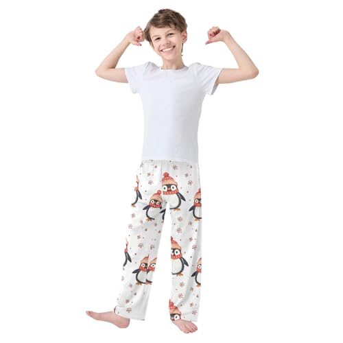 Pajama Bottoms, Pajamas Pant Cartoon Penguins Lounge Wear Casual Animal Sleep Long Pants Soft Pjs Sleepwear2