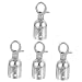 DOITOOL 4PCS Rope End Stopper Cord End Caps with Hook,Lobster Claw Clasps,Cord End Caps Barrier Rope End Hooks for Crowd Control Queue Divider