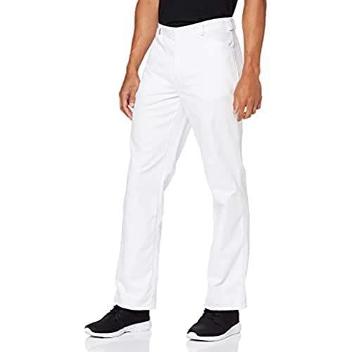 BP Pantalón Hombre 1491-130-21, 100% Algodón Blanco, Talla 27