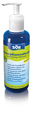 Söll 81570 WasserpflanzenPracht, 250 ml - Düngepräparat für Teichpflanzen mit Titan und Eisen, phosphatfreies Teichpflegemittel für Wasserpflanzen, Seerosen, Teichrosen