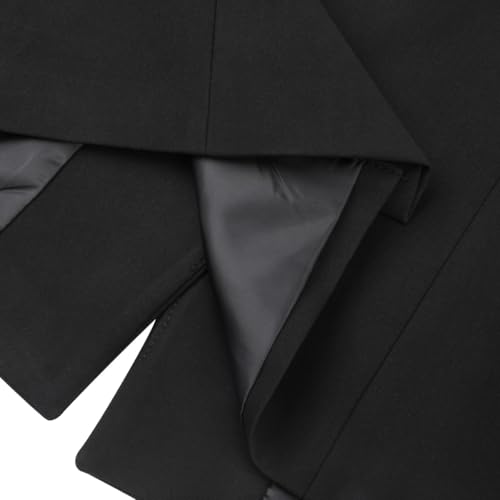 YUNCLOS Women's 2 Piece Office Work Suit Set One Button Blazer and Pants Black by YUNCLOS - Image 5