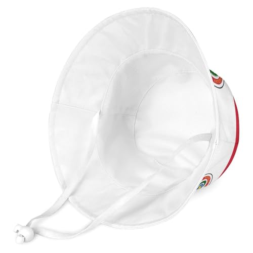 Paraguay FlagChildren's Bucket Hat for Boys and Girls, Breathable Summer Beach Hat52cm3