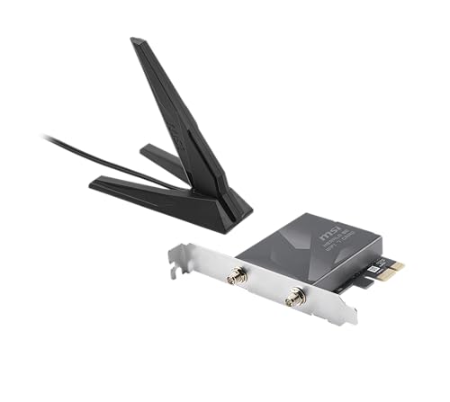 Image of MSI Herald WiFi 7 PCIe Card for Desktop PC BE9400 Tri-Band, Bluetooth 5.4, 6GHz, MLO, 320MHz, 5.8Gbps