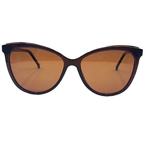 Oculos Sol Feminino Autentic gatinho marrom dourado