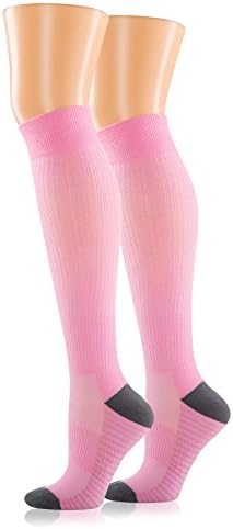 Compression Socks for Men and Women. Medical Graduated Compression 15-20 mmgh. Moderate Support Stockings, Great for Nurse, Pregnancy, Athletic, Running, Flight Travel, Shin Splint Recovery