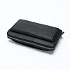 QUEAMBLER Real Leather Clutch Bags for Men Large Zip Around Genuine Leather Purse Vintage Retro Checkbook Handbag Black #4