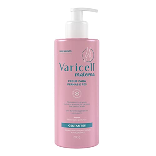 Varicell Creme Materna 200g - Creme para Pernas Cansadas para ges...