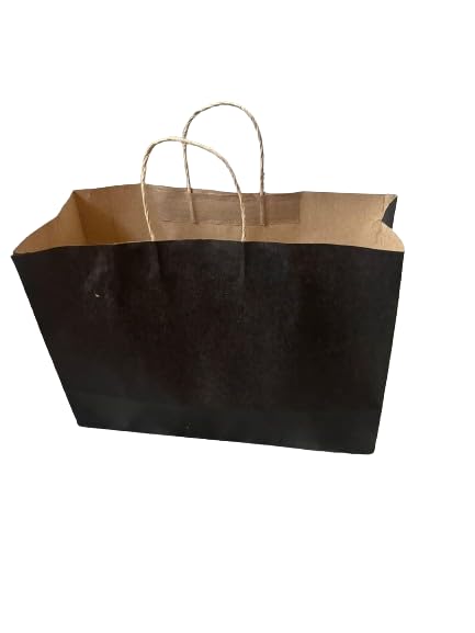 See full amazon price history chart for Black Kraft paper bag - Gift Party Bags with handles - 20" x 12" x 6"INCH Shopping Bags GSM. (100) (150) Black Kraft paper bag - Gift Party Bags with handles - 20" x 12" x 6"INCH Shopping Bags GSM. (100) (150) (B0CK7ZPZVP) Amazon Price History, Amazon Price Tracker