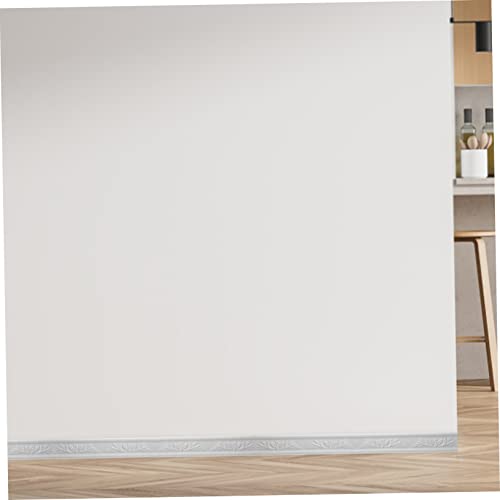 Homoyoyo 2 Rolos De Rodapé Decoração De Escritório Fita De Calafetagem Papel De Parede Floral Decalq