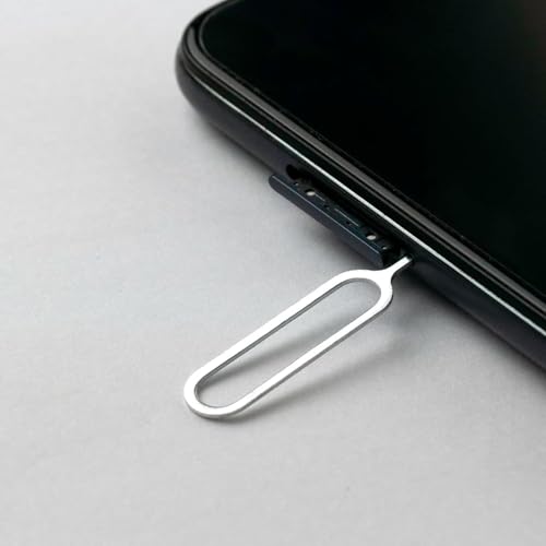 Image of SIM Card Ejector Pin Tool, Universal Metal SIM Tray Removal Needle Opener Compatible with All Smartphones, Lightweight, Portable, Durable (Unit 1)
