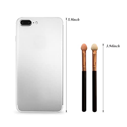 Makeup Brushes Set for Women Professional,UorPoto 10Pcs Sponge Eyeshadow Brush Sets Applicator Double Sided reusable - Thumbnail 6