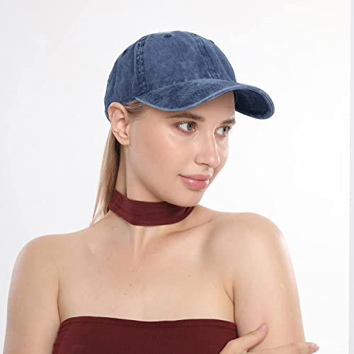 Image of HH HOFNEN Baseball Cap Washed Cotton Unstructured Vintage Hat for Men Women