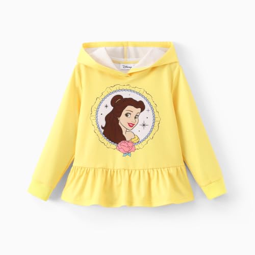 Image of Disney Princess Toddler Girls Clothes Long Sleeve Hoodies and Leggings Clothing Sets Fall Casual Pullover Tracksuit