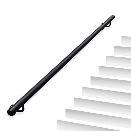 Rampe d'escalier extérieure en fer forgé pour sécuriser le jardin - 2