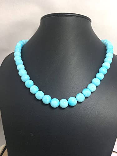 Perles en opale bleue naturelle de qualité supérieure polies de 8mm à 11mm